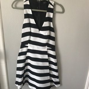 Black and white dress